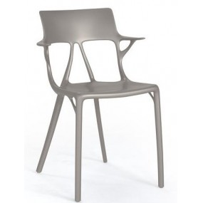 Židle A.I. metalická šedá - VÝPRODEJ
