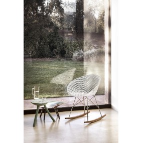 Smatrik chair, chrome/white