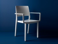 Židle KATE s područkami - zelená - 3