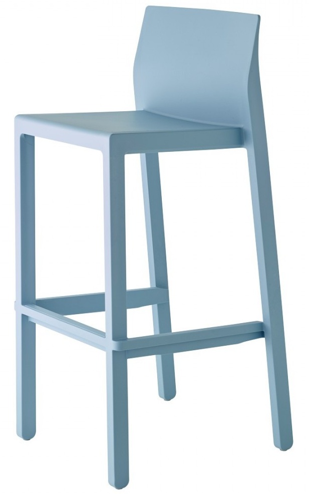 Levně SCAB - Barová židle KATE nízká - modrá