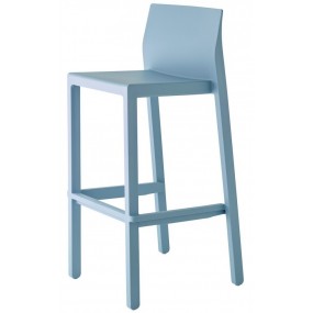 Barová židle KATE nízká - modrá