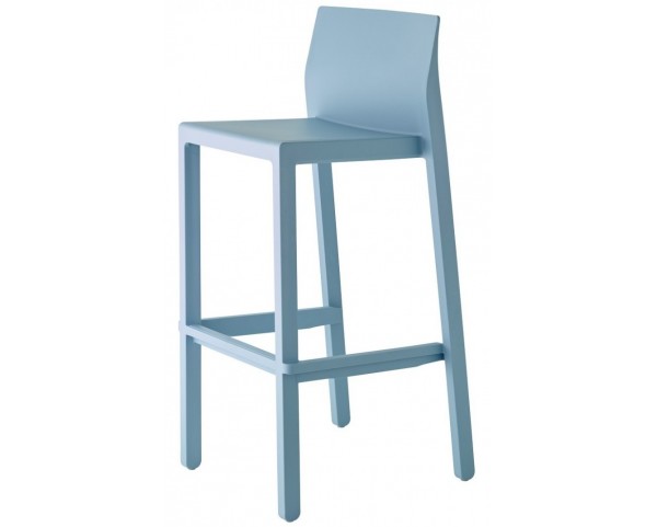 Barová židle KATE nízká - modrá