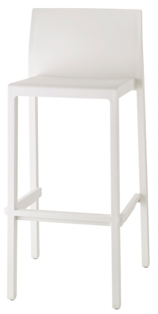 SCAB - Barová židle KATE nízká - bílá