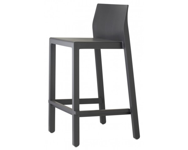 Barová stolička KATE nízka - antracitová