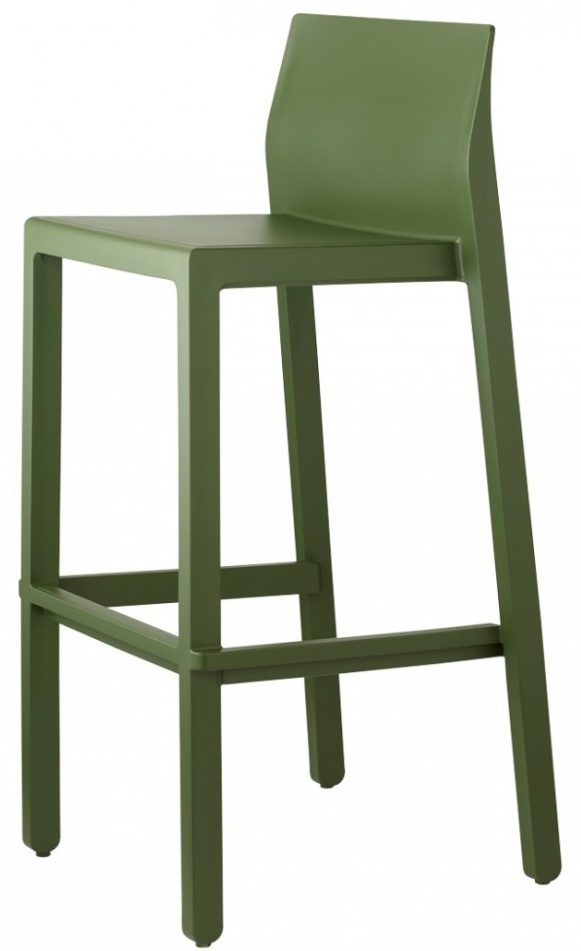 Levně SCAB - Barová židle KATE nízká - zelená