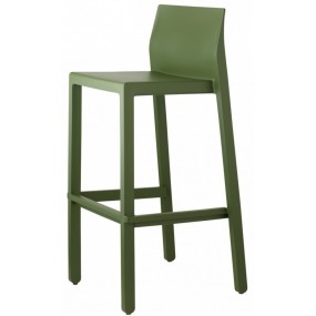 Barová židle KATE nízká - zelená