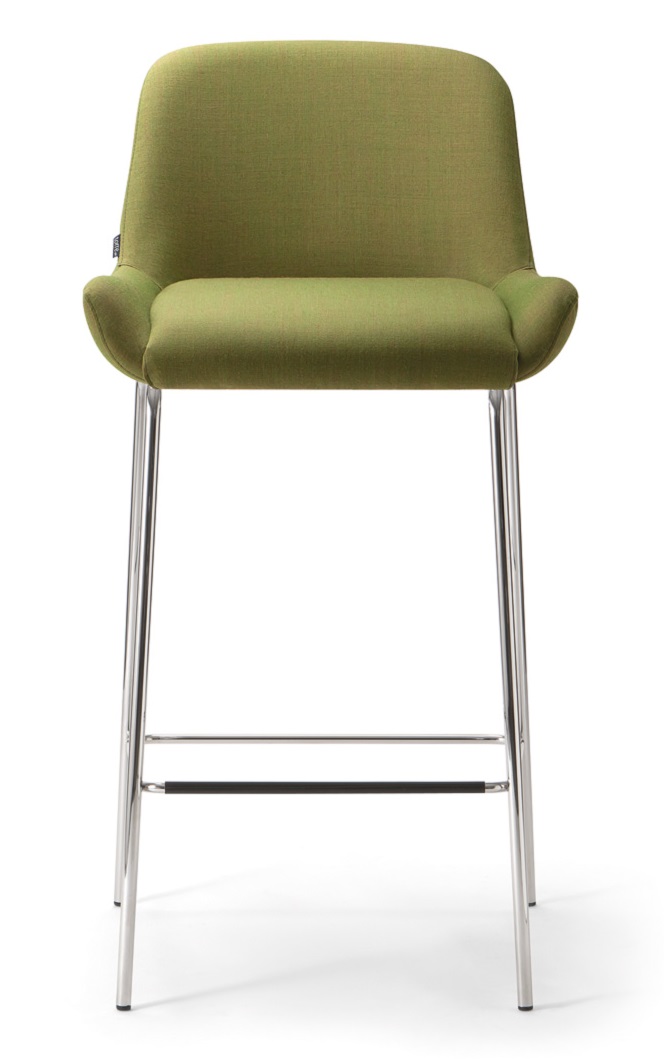Levně TORRE - Barová židle KESY s kovovou podnoží