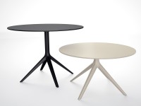 Folding round coffee table MARI-SOL, HPL - various sizes - 2