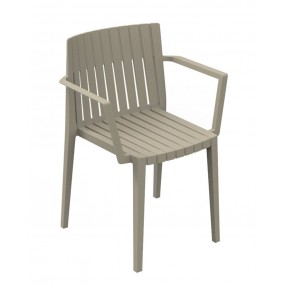 SPRITZ chair with armrests - sand