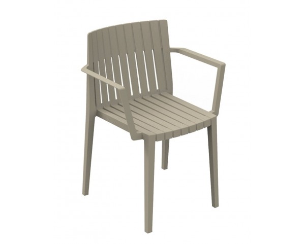 SPRITZ chair with armrests - sand