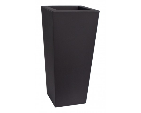 Dizajnový kvetináč KIAM, 35 x 35 cm - čierny