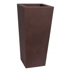 Designový květináč KIAM pot, 35 x 35 cm - hnědý