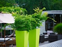 Design planter KIAM pot, 40 x 40 cm - white - 2