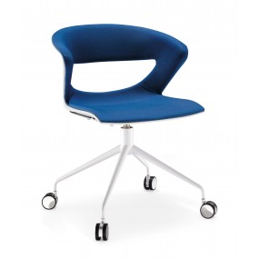 Chair KICCA 4 legs height adjustable with upholstery