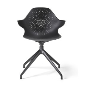 Swivel chair KLERA with armrests