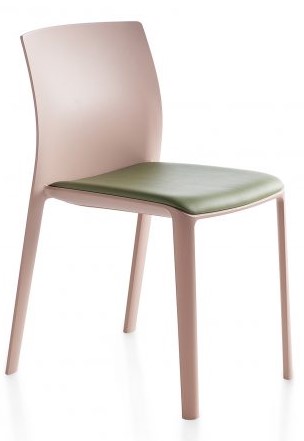 Levně KASTEL - Židle KLIA s čalouněným sedákem