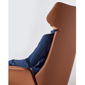 KRITERIA high-back armchair - two-colour