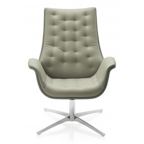 KRITERIA armchair with quilting two-colour