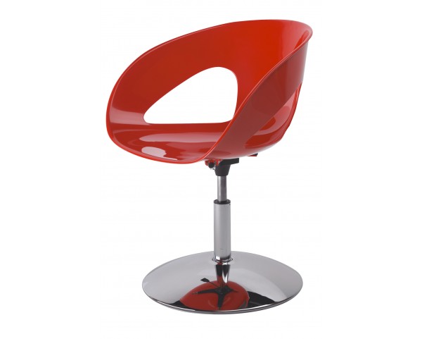 KRIZIA swivel chair adjustable in height