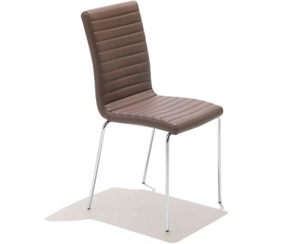 Čalouněná židle STAR s kovovou podnoží