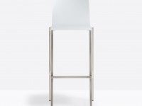 Vysoká barová stolička KUADRA 1106 DS - biela - 3