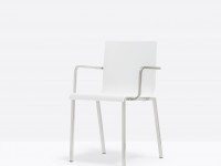 Židle KUADRA XL 2402 DS s područkami - bílá - 3