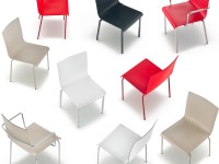 Židle KUADRA XL 2401 DS - červená - 2