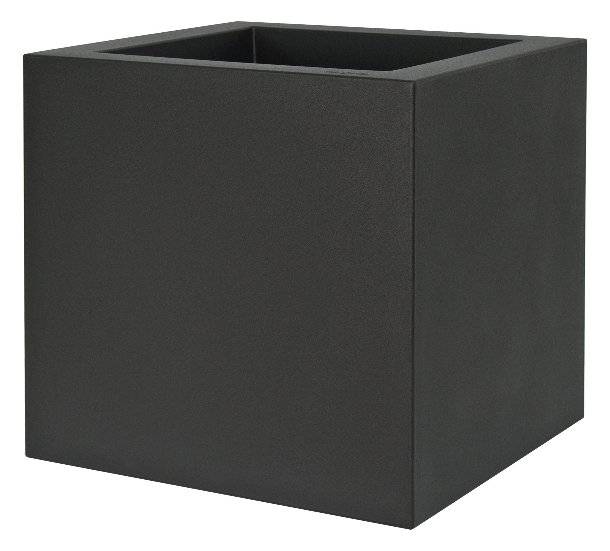 Plust - Designový květináč KUBE, 30 x 30 cm - černý