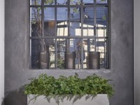 Design planter KUBE, 80 x 30 x 30 cm, anthracite - 3