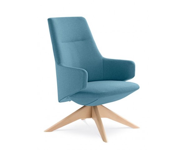 MELODY LOUNGE L-FR,FW armchair with synchronous drive