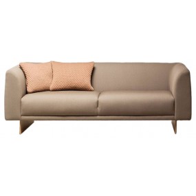 TAILOR three-seater sofa - wooden base