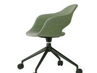 Židle LADY B POP na kolečkách - zelená/černá - 3