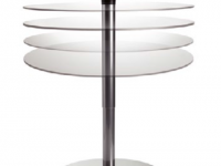 Height adjustable table RONDO, 90x90 cm - 3