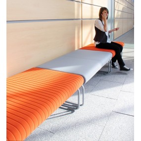 Two-seater bench of the LEGVAN LG 420 0 modular assembly