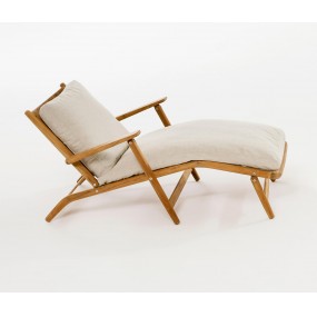 Chaise lounge LEVANTE upholstered