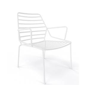 LINK LOUNGE armchair, white