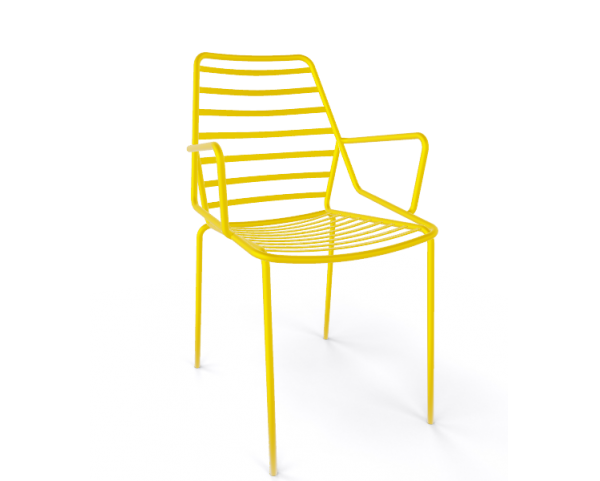 Židle LINK B, žlutá