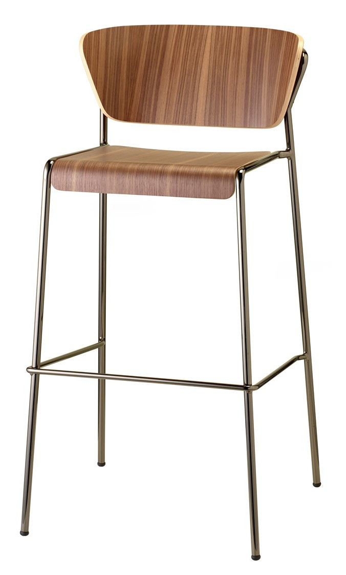 Levně SCAB - Barová židle LISA WOOD, vysoká