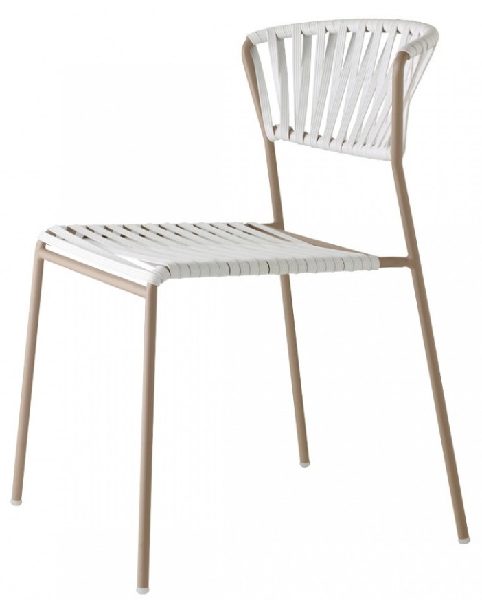 SCAB - Židle LISA CLUB - bílá/béžová
