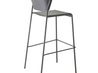 Barová židle LISA TECHNOPOLYMER, vysoká - 3