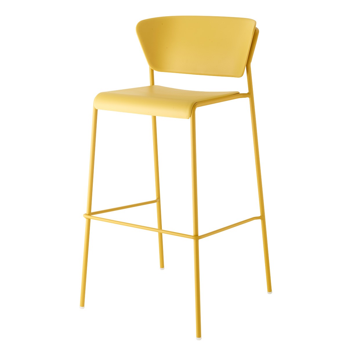Levně SCAB - Barová židle LISA TECHNOPOLYMER, vysoká