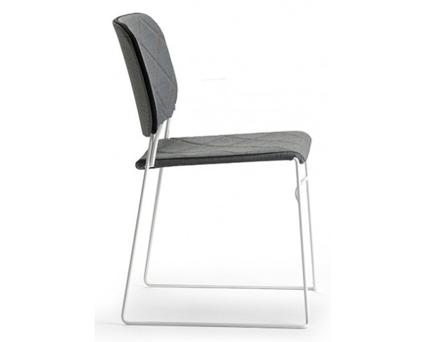 Chair LITE upholstered, stackable