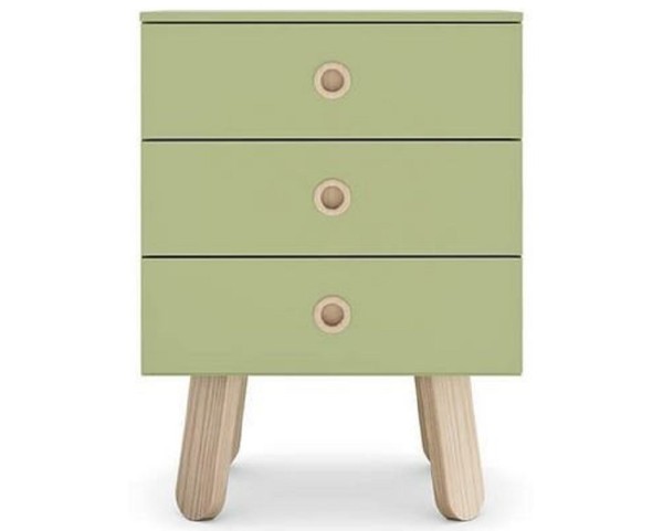 LOLLY bedside table with three drawers