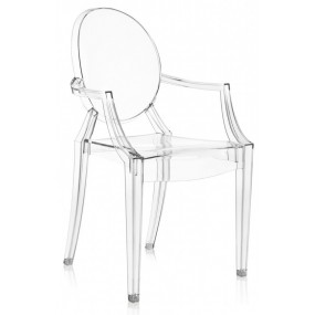 Židle Louis Ghost, transparentní