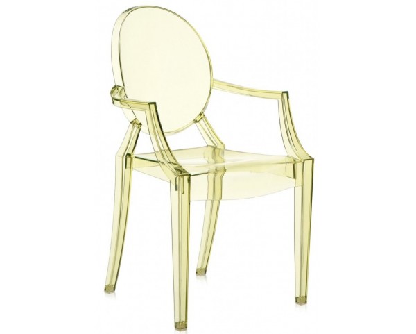 Židle Louis Ghost, žlutá