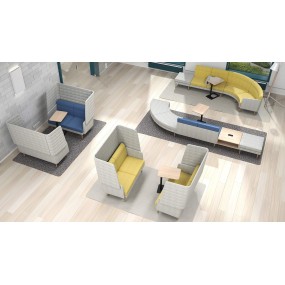 Modular sofa set ARCIPELAGO with high back