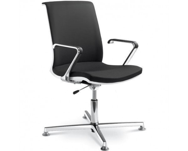 Židle LYRA NET 214-F34-N6 - bílý rám