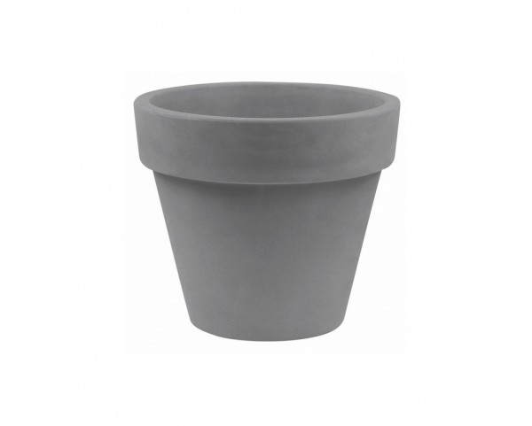 Flowerpot MACETA Simple 35x30 - steel grey