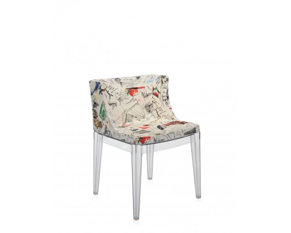 Židle Mademoiselle Moschino - Sketches, transparentní
