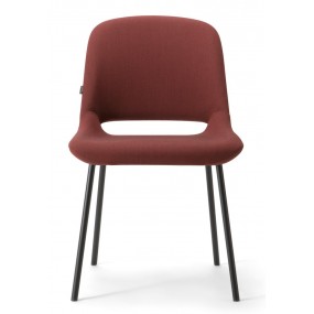 MAGDA chair with metal base